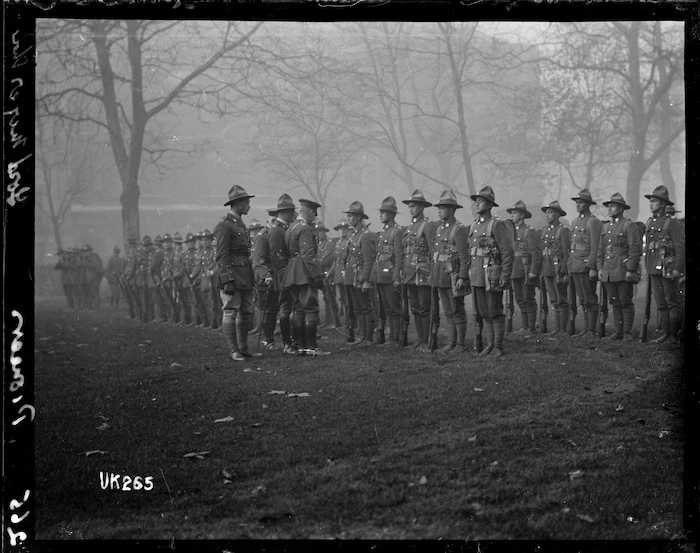 Pioneer Battalion inspected in England