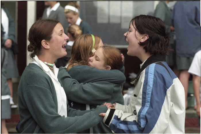 Wellington Girls College pupils prepare to sit school certificate - Photograph taken by Ross Giblin