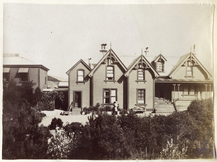 Sir James Hector's house, Ratanui, near Petone, Lower Hutt