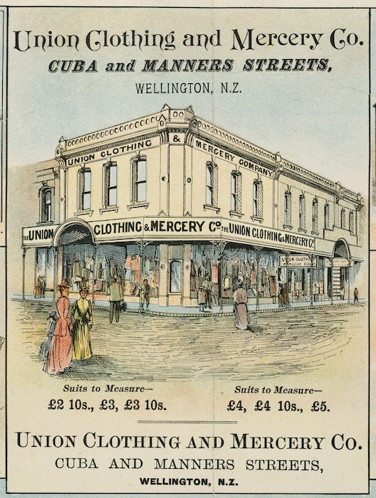 F W Niven & Co. :Union Clothing and Mercery Company [ca 1895]