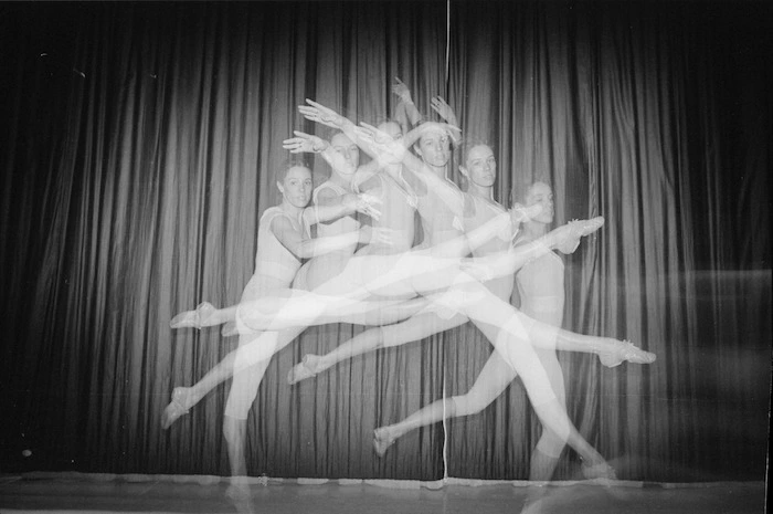 A Limbs dancer performing a great leap - Photograph taken by John Nicholson