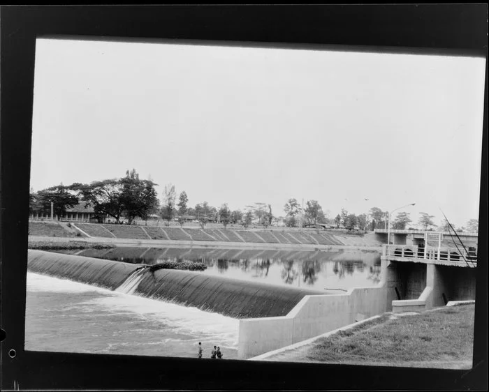 Dam on river