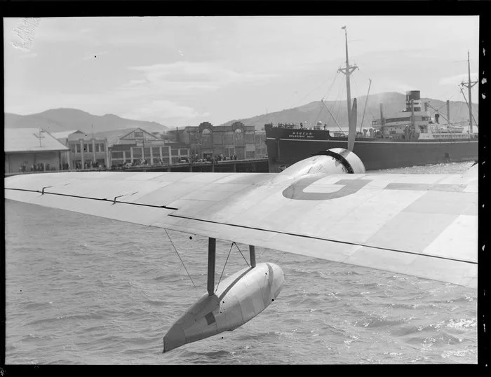 Flying boat, Centaurus, Dunedin Harbour