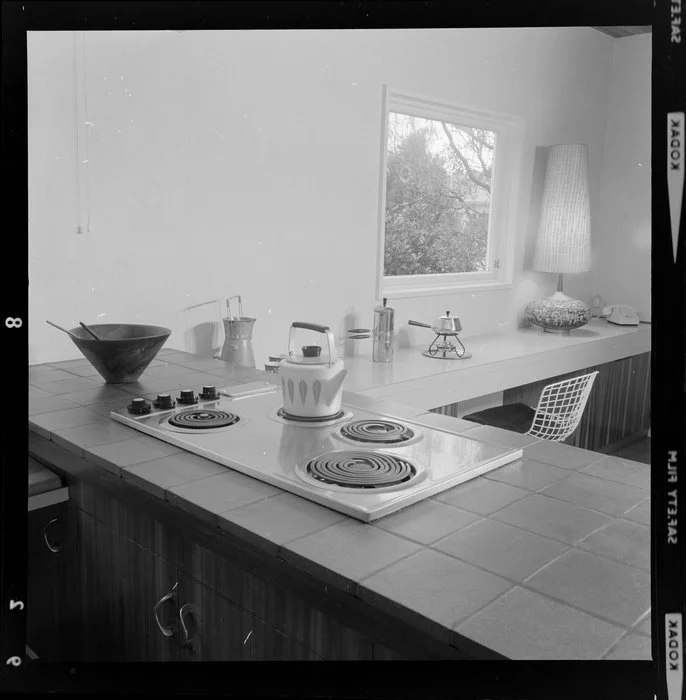 Kitchen interior, Littlejohn house, Wellington