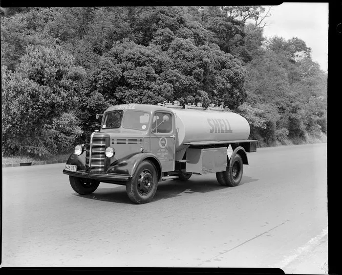 Shell company truck