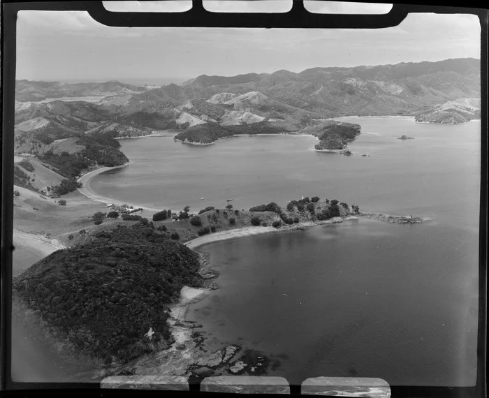 Orokawa Bay, Bay of Islands, including Te Angamate Bay and Te Hue Bay in the distance