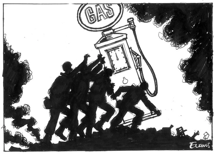 Evans, Malcolm, 1945- :Gas. New Zealand Herald, 7 April 2003.