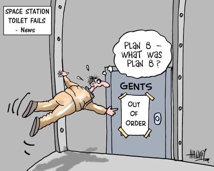 'Space Station toilet fails - News'. "Plan B - What was Plan B?" 30 May, 2008