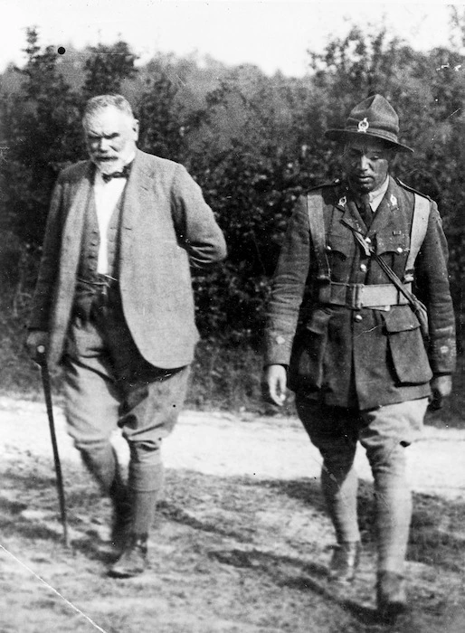 Sir Thomas MacKenzie and Peter Henry Buck, in France
