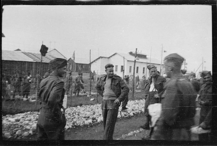 New Zealand prisoners of war in Italian Camp 57 - Photograph taken by Lee Hill