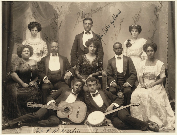 Group portrait of the Fisk Jubilee Singers