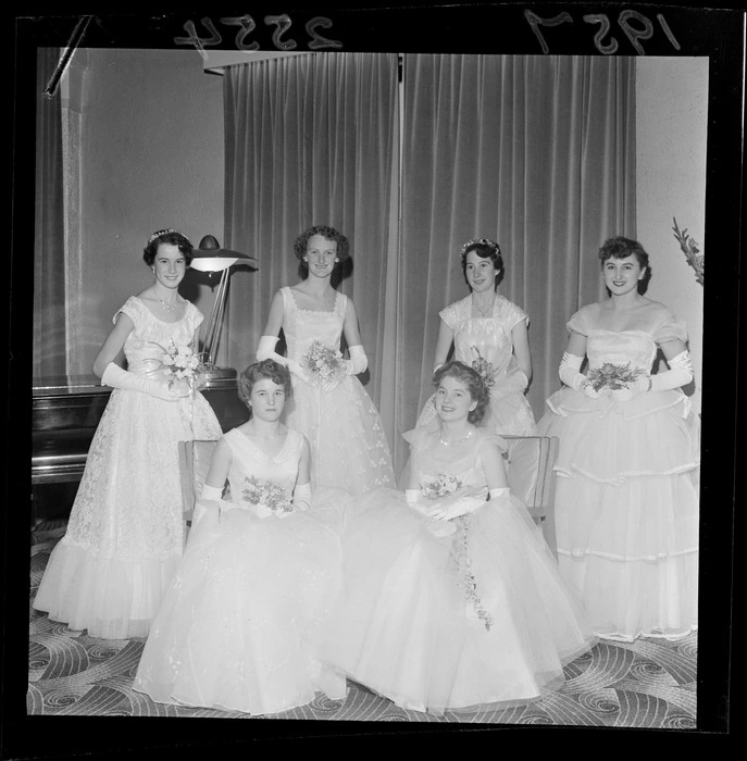 Six unidentified debutants, National Party Ball