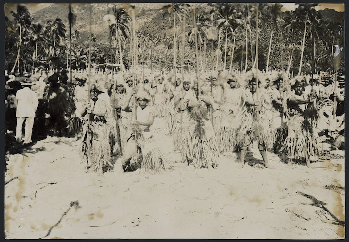 Cook Island dancers, Aitutaki Island, Cook Islands