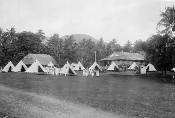 Part of camp, Malifa, Western Samoa