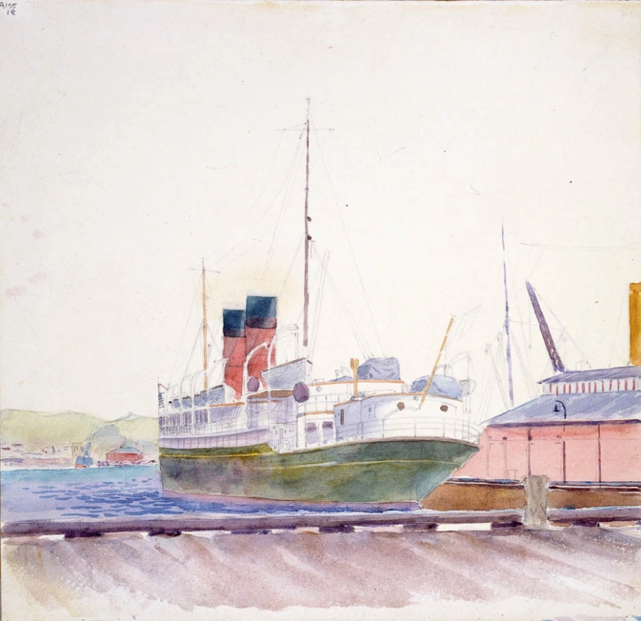Painting of the SS Maori
