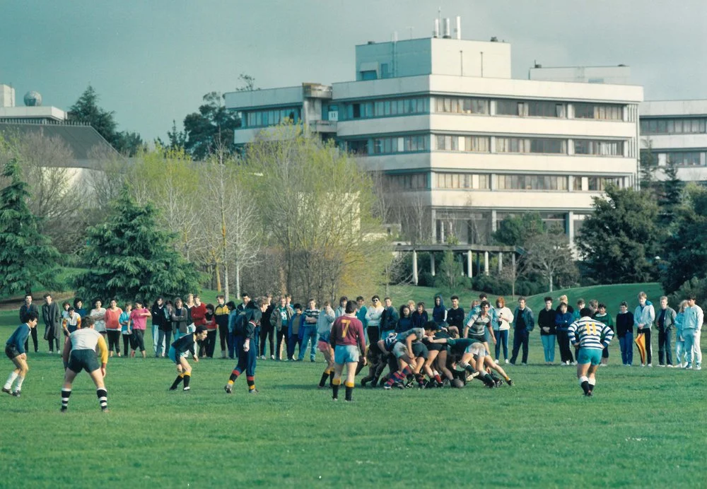 Rugby on the University fields