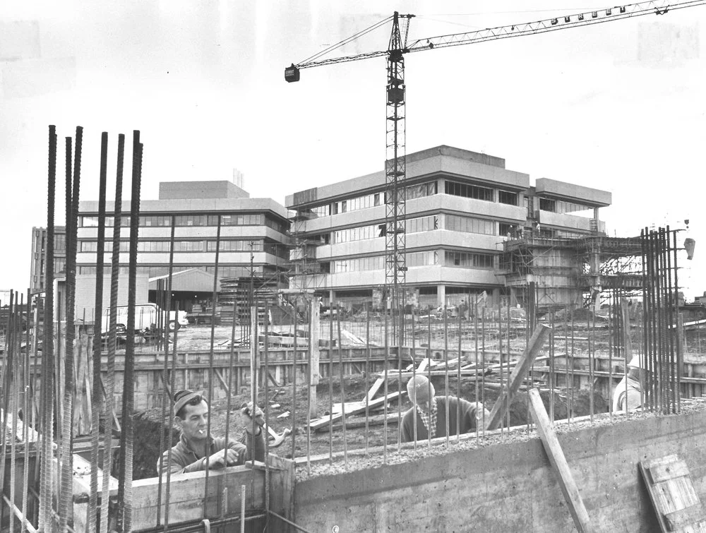 C Block under construction