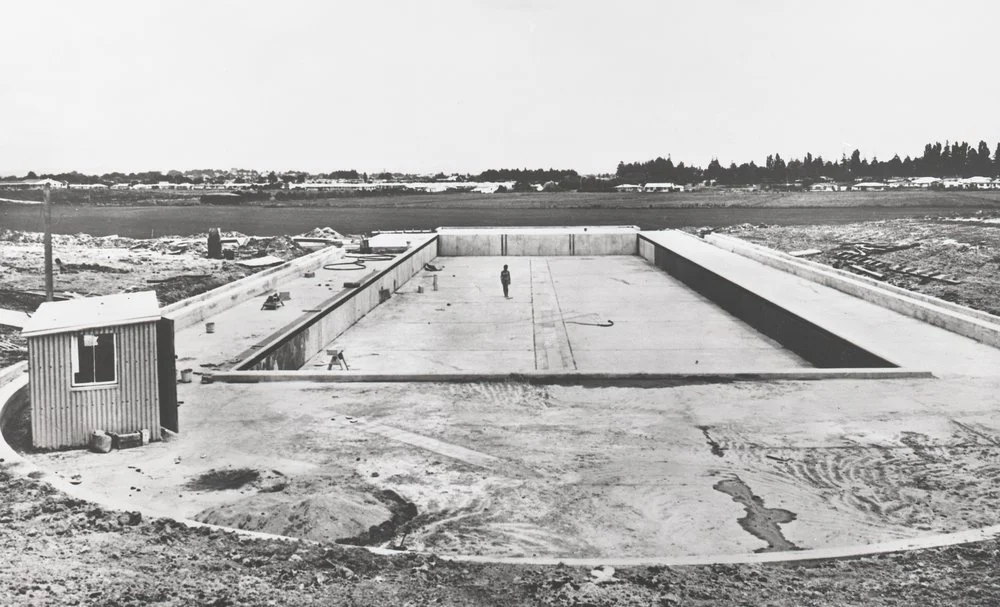 The Swimming Pool under construction