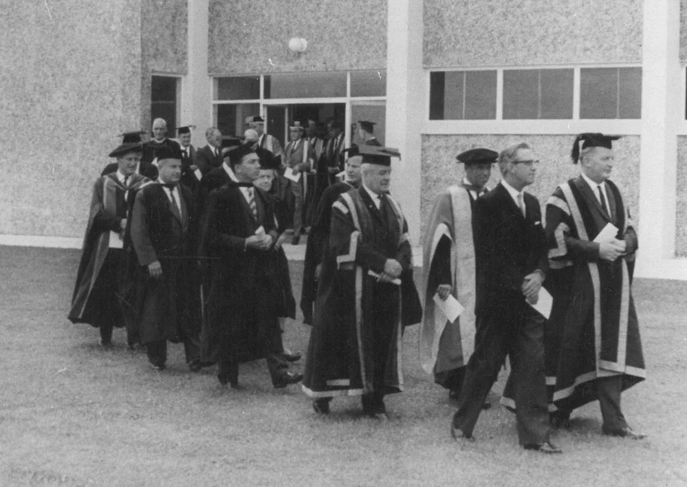 University opening procession, 1965