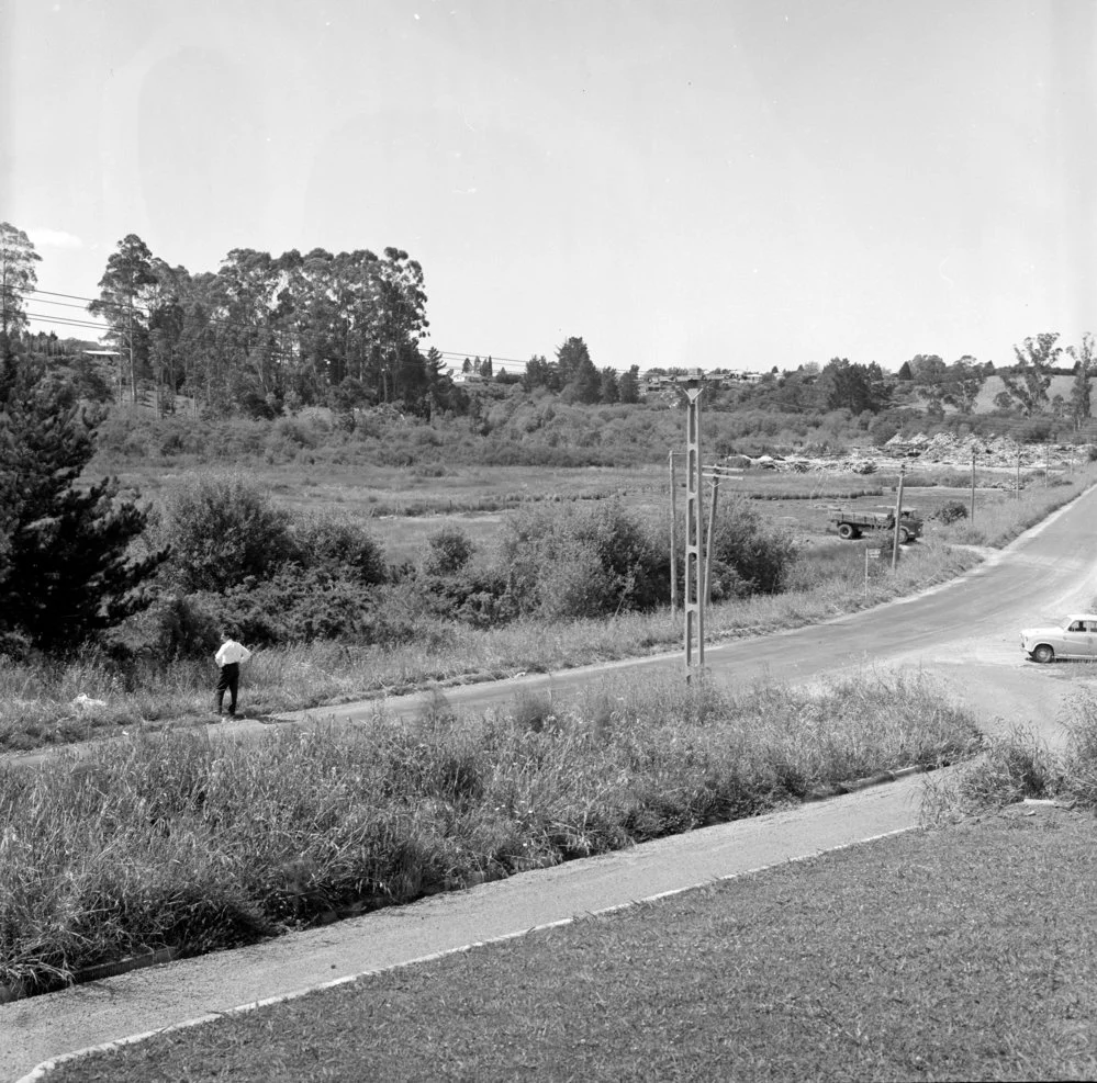 Temporary rubbish dump, 1960