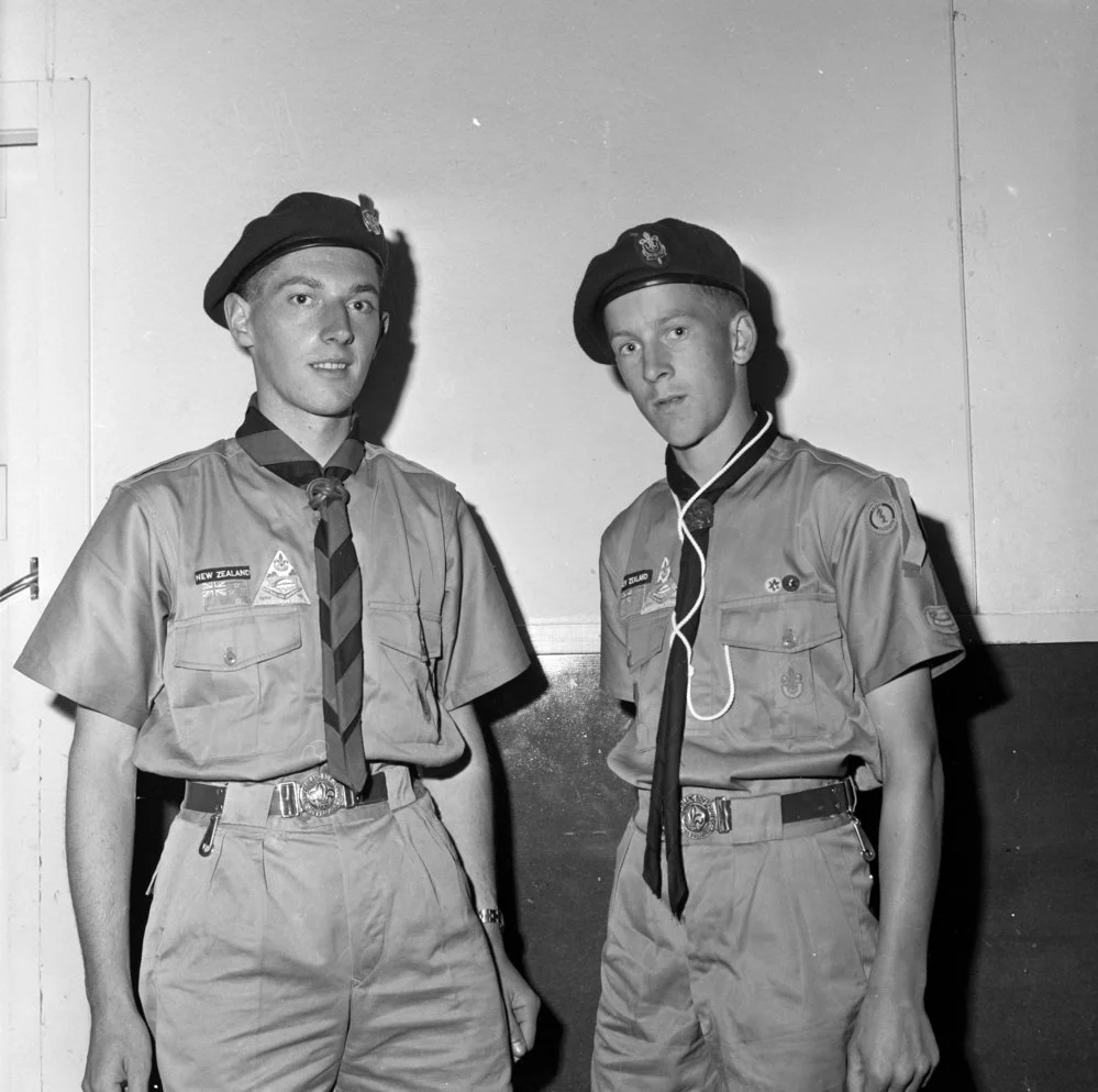 Tauranga Scouts to Sydney jamboree, 1960