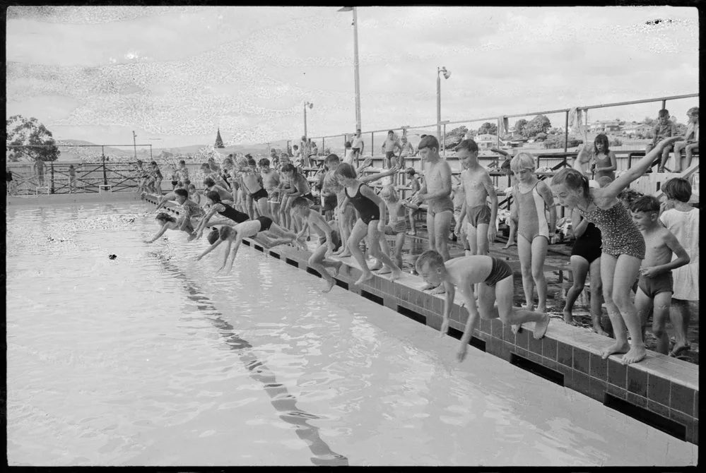 Tauranga South Primary School Swimming Sports - time out for a swim