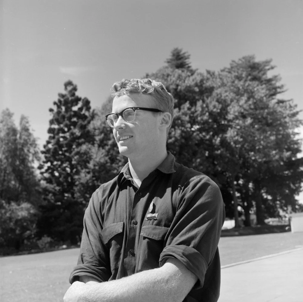 Tauranga Boys' College deputy head prefect Malcolm Haycock, 1961