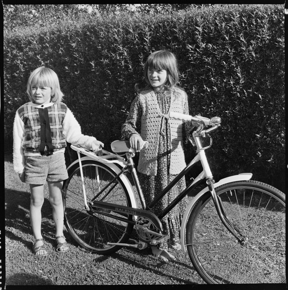 Michelle Baker with new bicycle