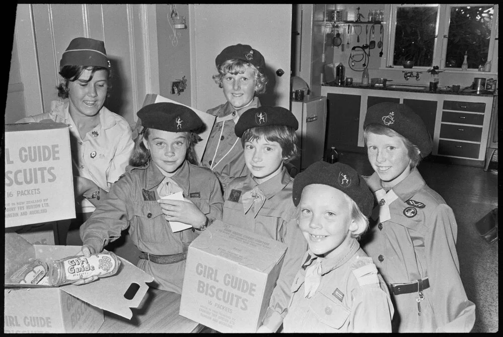 Selling Girl Guide biscuits