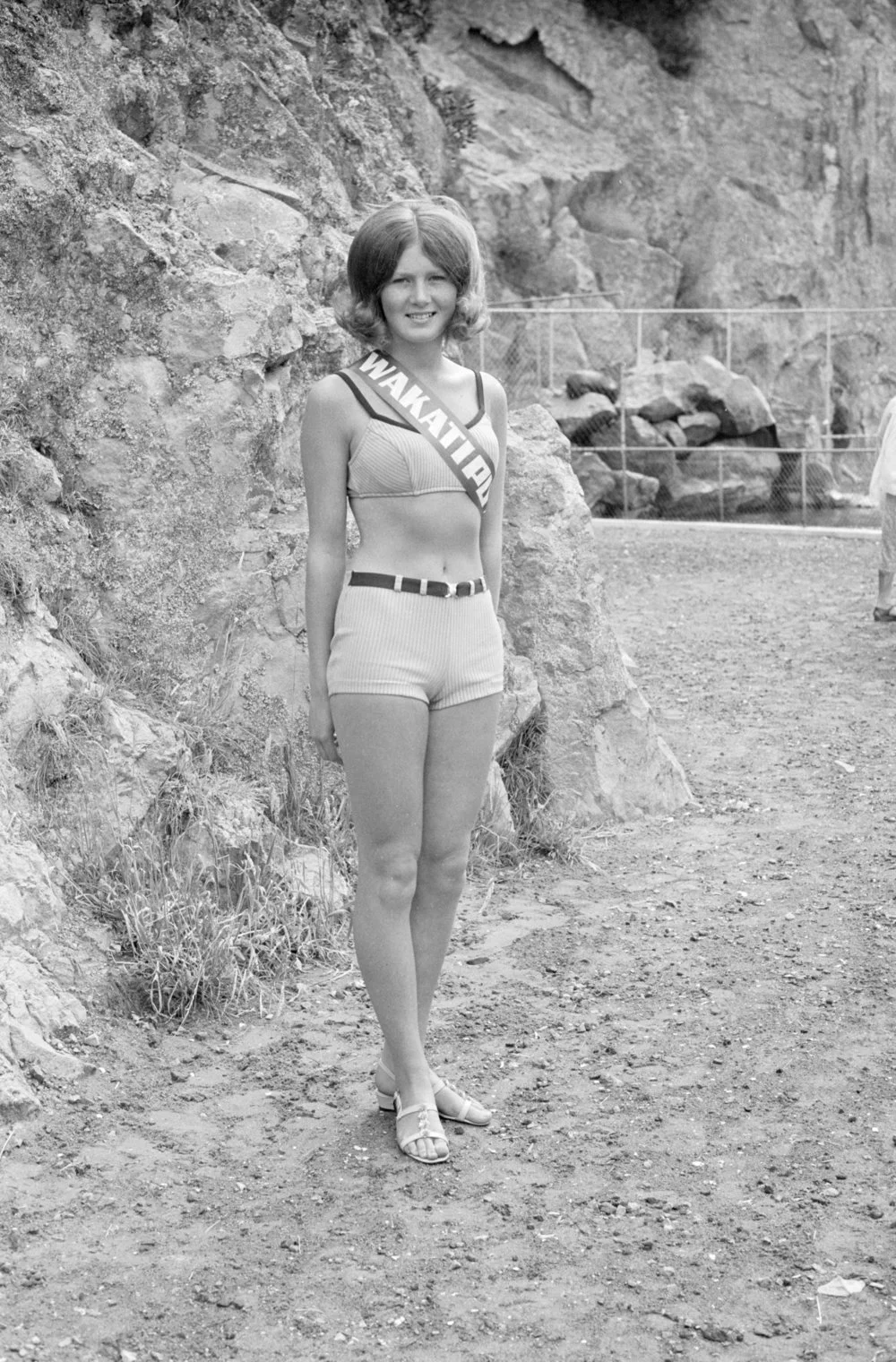 "Holiday beauties on parade": Miss Wakatipu Marilyn Copland