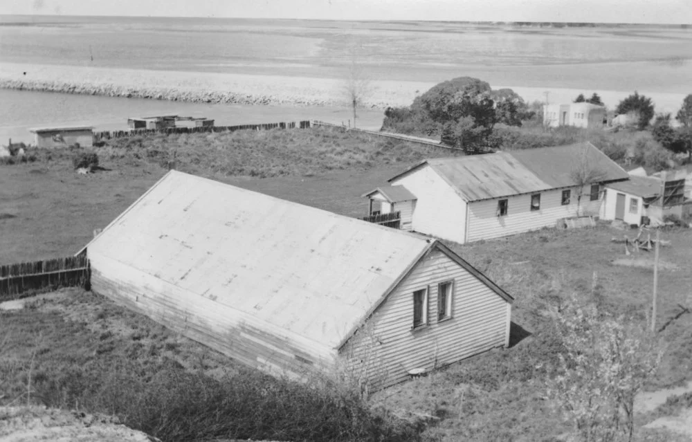 Rear view of the Maungatapu marae complex 2/10/58