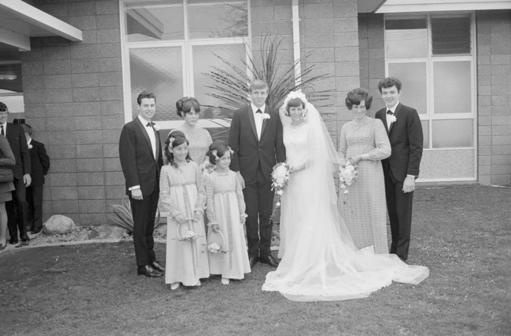 Arnold-Brown wedding, Assembly of God Church