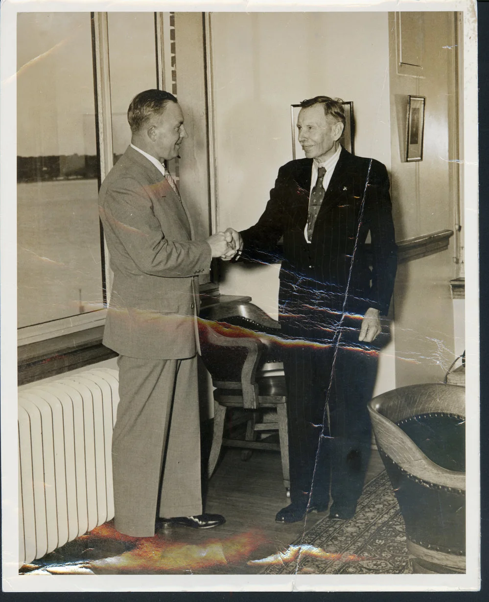 Fred Christian in North America 1950