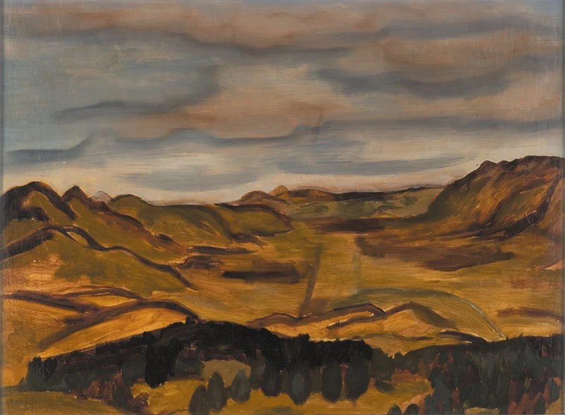 Sketch for landscape from Flagstaff.