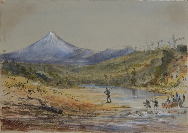 Mount Egmont from Oakura.