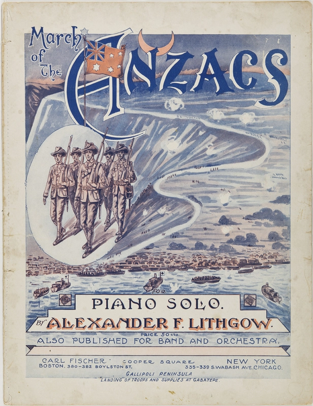 March of the ANZACs: For piano solo