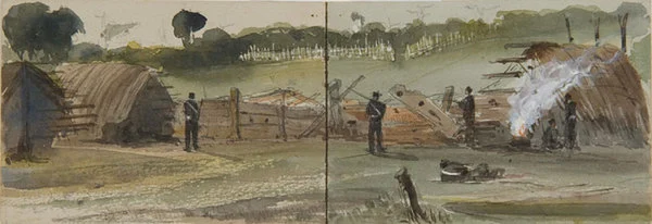 English picket watching native position - Nukumaru Wanganui.