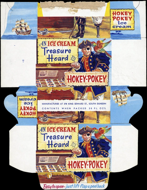 Hokey pokey ice cream box - 'An ice cream treasure hoard'
