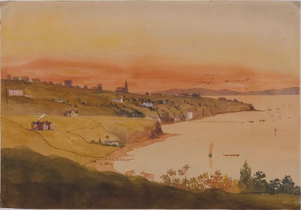Auckland, from St George’s Bay, 1856 (above Mr Blackett’s house).
