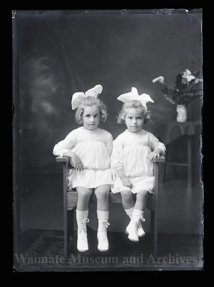 Two unknown girls