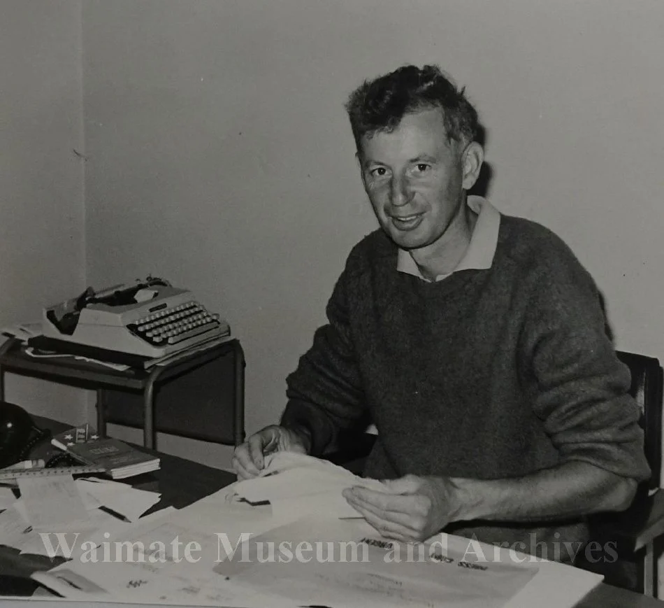Don McCabe, editor of the Waimate Daily Advertiser