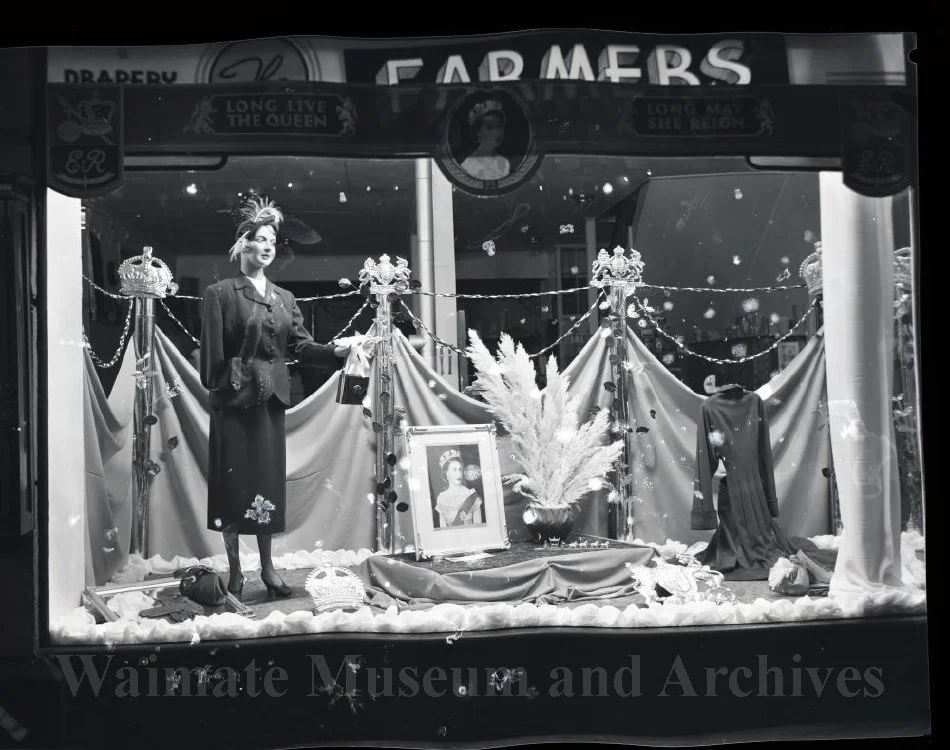 Farmer's Coronation shop window display