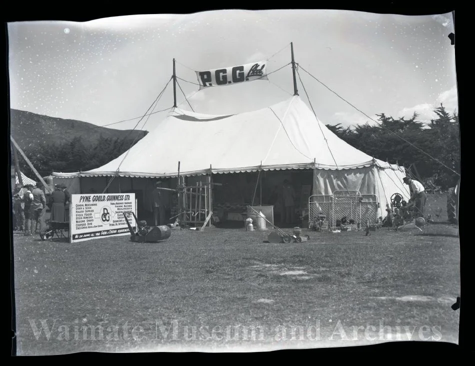 Pyne, Gould Guiness & Co PGG tent at A&P show