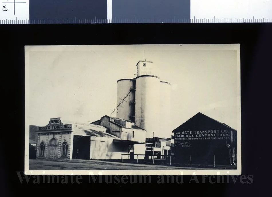 Waimate Silos, Empress Flour Mill and Waimate Transport buildings