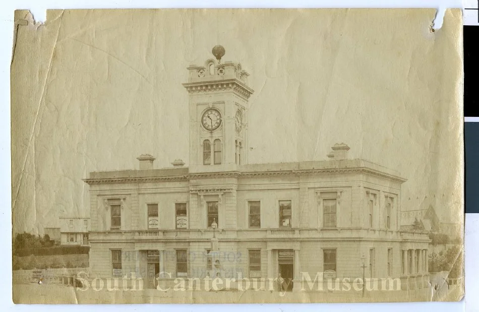 [Timaru Post Office with timeball]
