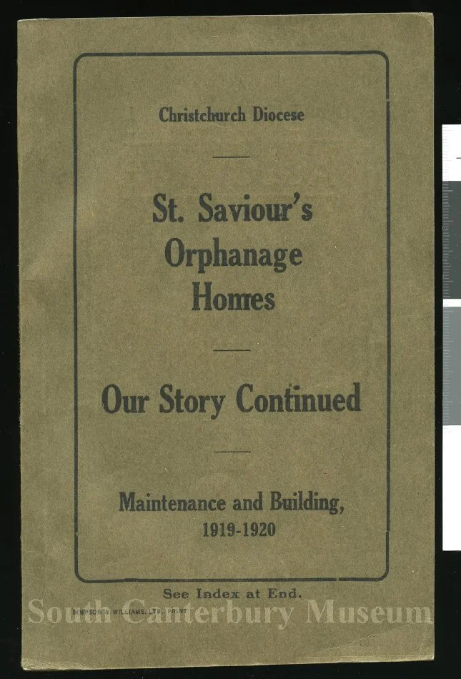 St. Saviour's orphanage homes, our story continued: Maintenance and building 1919-1920