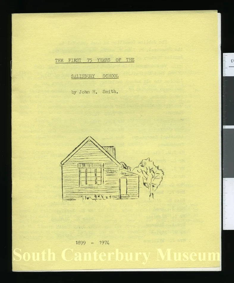 The first 75 years of the Salisbury School, 1899-1974