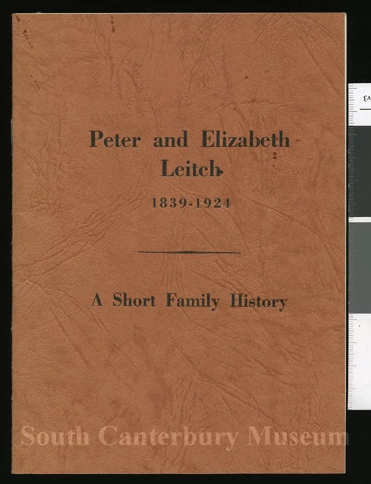 Peter and Elizabeth Leitch, 1839-1924 : a short family history.