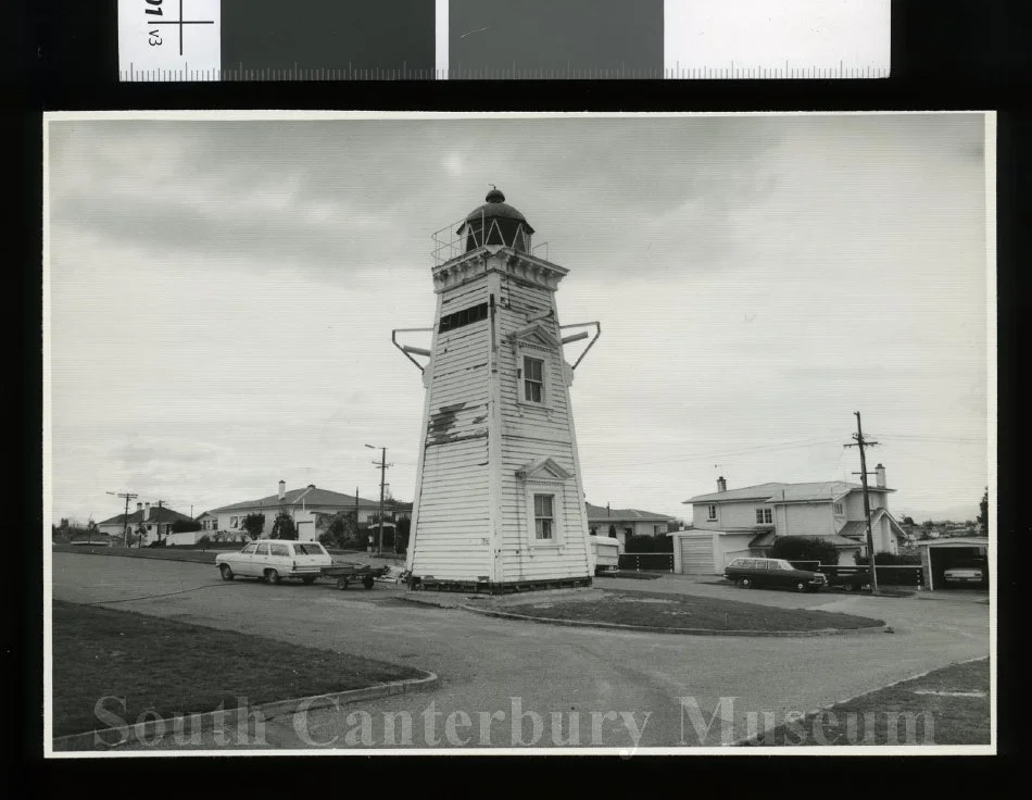 [Timaru's relocated lighthouse]