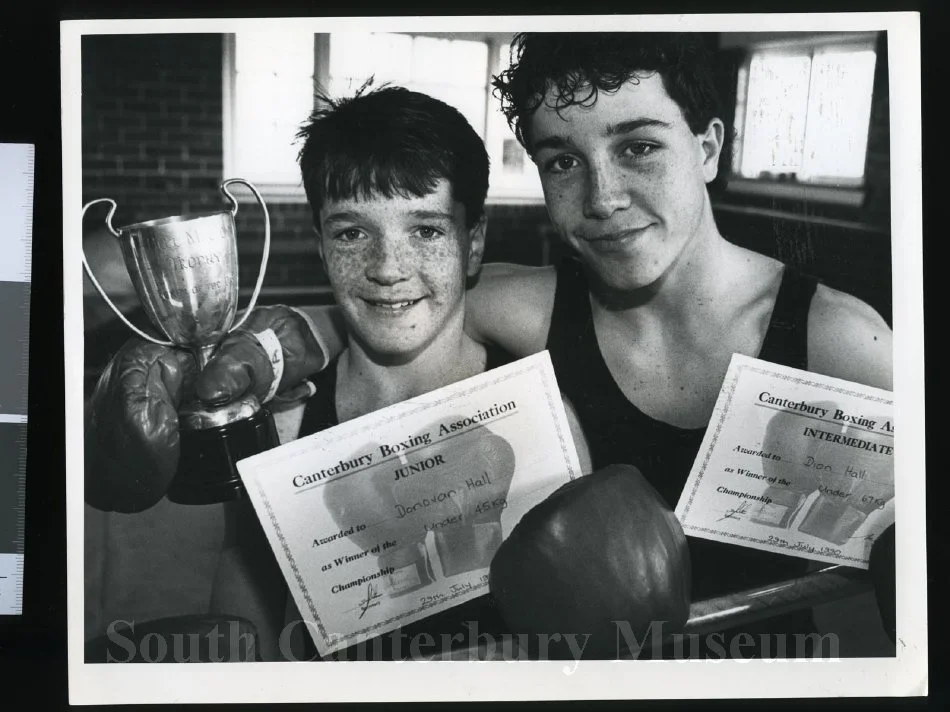 Donovan and Dion Hall, boxers